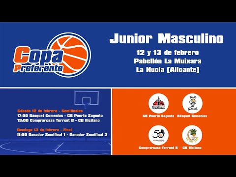 Copa Junior Masc Preferente 21/22 CB PUERTO vs NB TORRENT