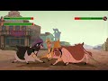 Maggie Vs Mrs Calloway With Healthbars