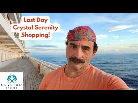 I Celebrate THANKSGIVING on a Luxury Cruise Ship – Crystal Serenity Day 8 - Merch Haul! 🦃✨**