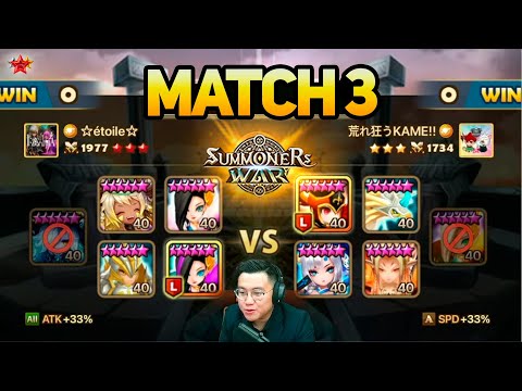 ETOWARU vs KAME. SWC2022 APAC Preliminary Group C (BO3) - Summoners War