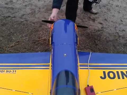 SU-31M rc plane flight