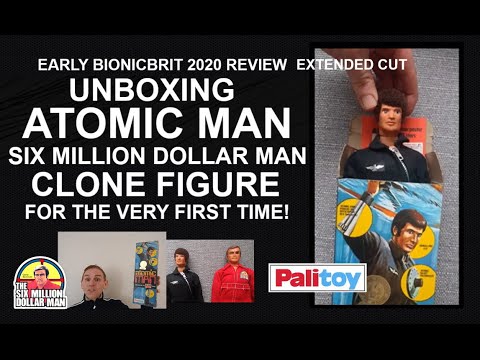 UNBOXING RARE ATOMIC MAN ACTION MAN REVIEW CLONE OF THE SIX MILLION DOLLAR MAN LEE MAJORS FIGURE