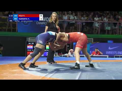 HARSHITA H. (IND) VS VILK V. (CRO) | WW 69KG | SEMI FINAL | ROMA 2022 |