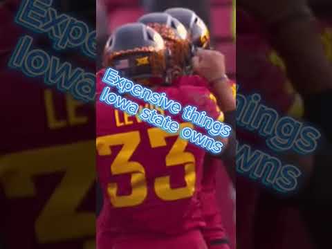 Expensive things Iowa state owns🥶🥶🥶 #iowastate #football