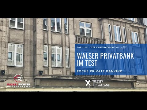 Die Walser Privatbank im Private Banking Test