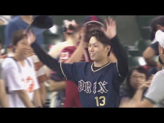 バファローズ・山岡投手ヒーローインタビュー 2017/8/26 L-Bs