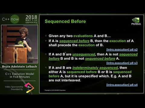 C++Now 2018: Bryce Adelstein Lelbach “C++ Execution Model In Five Minutes”