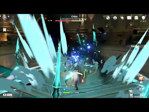 4pc Vermillion is a blessing || solo 70k plunge Xiao 70% Crit Rate