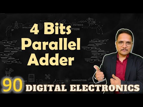 4 bits parallel Adder Working and Circuit Combinational circuit in Digital Electronics