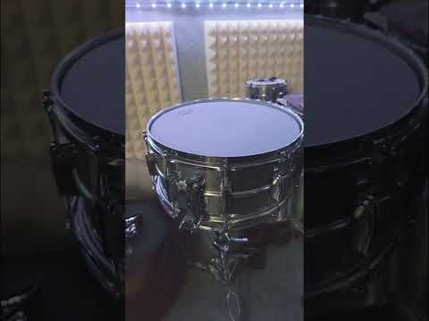 Supraphonic \ Acrolite Ludwig No. 411 Super-Sensitive 6.5x14" 10-Lug Aluminum Snare Drum with Keystone Badge 1963 - 1969 with internal contact microphone \ drum trigger system for electronic drums or experimental sounds like Roland , nord drum image 14