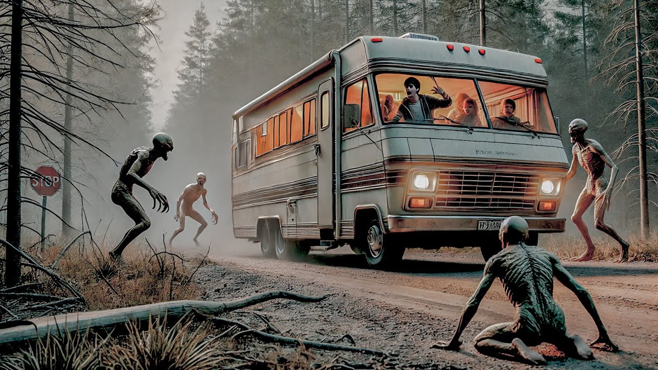 Only Vehicle Lights Prevent Forest Creatures From Killing Them After Fleeing Bandits on the Road