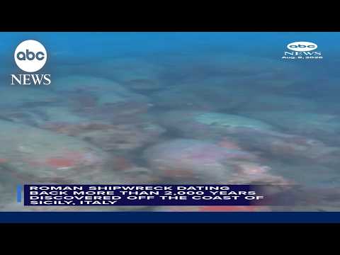 200-year-old shipwreck discovered off coast of Sicily