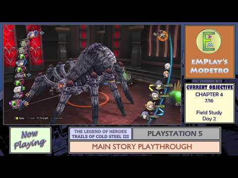 TLOH: Trails of Cold Steel III - PS5 - Chapter 4 - #26 - Spiders Galore