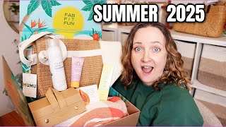 NEW FABFITFUN SUMMER 2025 UNBOXING ❤️