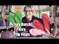 Tory Burch Flip Flops UNBOXING! Try on, how they fit + Health Update
