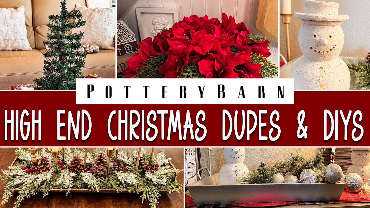 EASY CHRISTMAS DIYS AND DUPES | HIGH END LOOKS FOR LESS