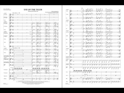 Eye of the Tiger arranged by Johnnie Vinson