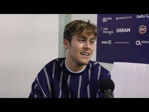 Interview with Benjamin Ingrosso - Dance You off (Lisbon 2018)