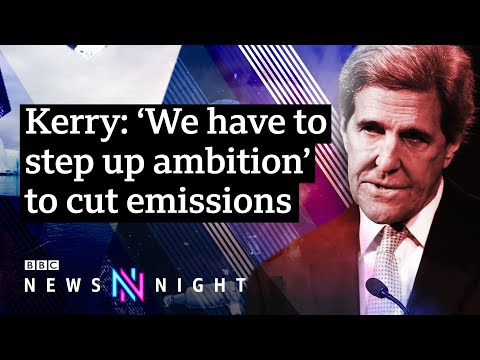 約翰-克里談美國應對氣候變化 - BBC新聞之夜 (John Kerry on the US fight against climate change - BBC Newsnight)
