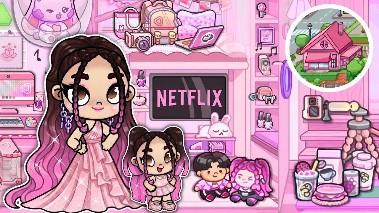 SKY Built a FREE Small Pink House 🩷🏠 | Avatar World | Pazu