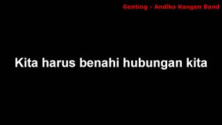 Download lagu Andika Kangen Band   Genting video lirik mp3 Download lagu Andika Kangen Band   Genting video lirik mp3