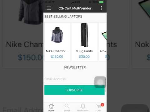 CS-Cart Multivendor Mobikul Mobile App (iOS)