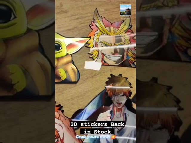 3D sticker - 3D Anime Stickers Trader - Wholesaler / Distributor from ...