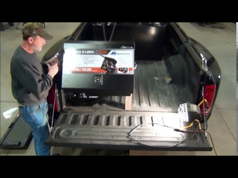 Universal tool Box Swing mount operation and installation