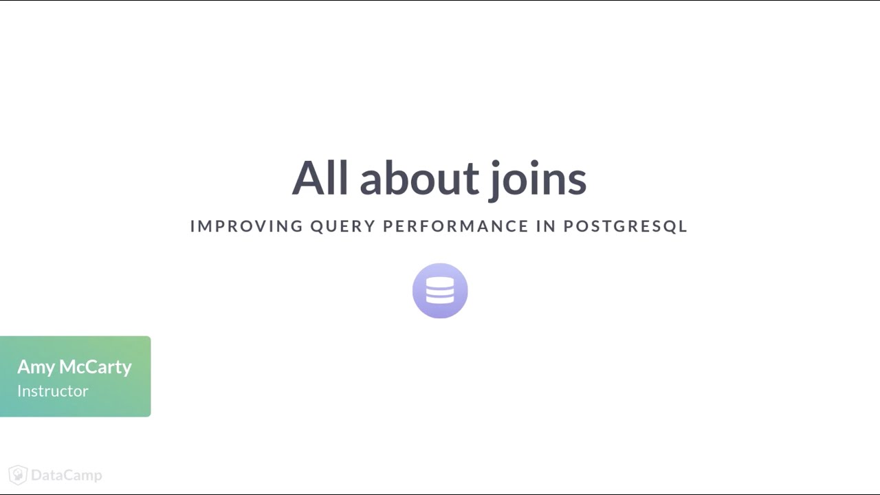 SQL Tutorial: All about joins