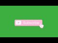 Pink Subscribe Button Green screen(No Copyright)