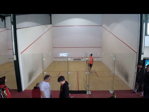 Alfredo Felicidade vs. [5] Jorge Monteiro, 2R Campeonato Nacional Squash 2018: