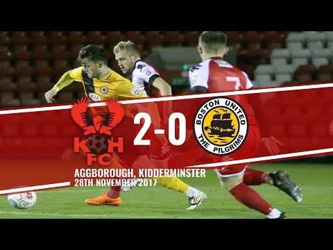 Harriers 2-0 Boston United 28/11/17: Extended highlights