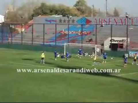 Amistoso: Arsenal 1 - Almagro 0 (Titulares) Gol de Caraglio