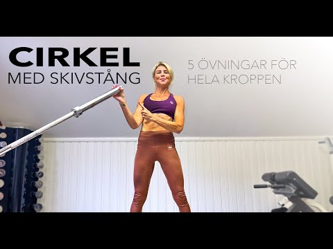 CIRKELPASS MED SKIVSTÅNG från tå till topp till mitt