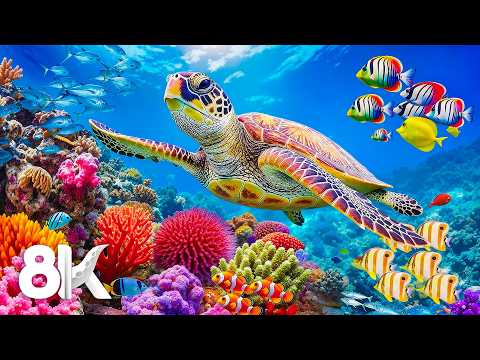 The Best 8K ULTRA HD Aquarium — Mesmerizing Sea Creatures & Relaxing Ocean Sounds