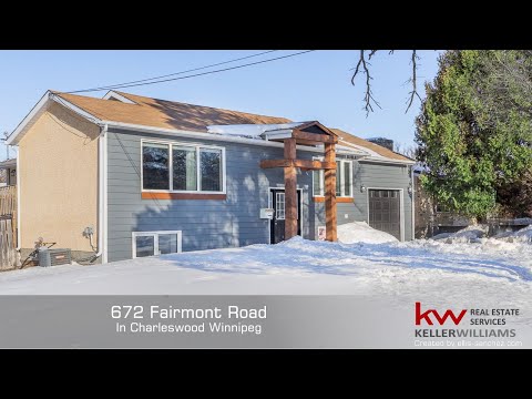 House for sale at 672 Fairmont Road in Charleswood Winnipeg