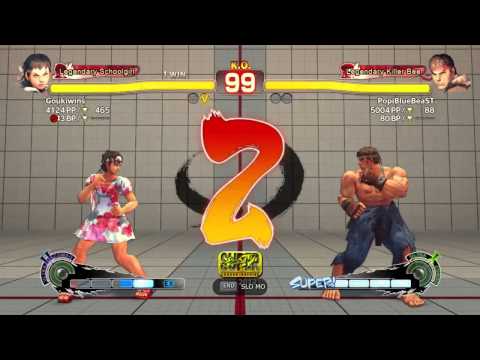 Goukiwins (Sakura) vs PopiBlueBeaST (Ryu) SSF4 Arcade Edition 2012