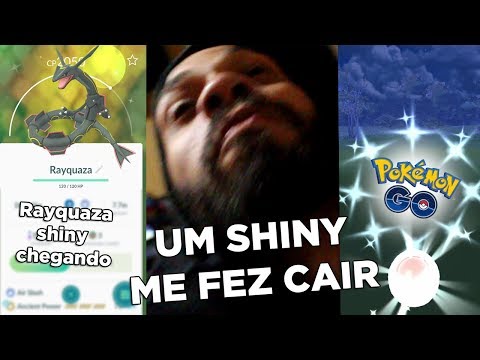 Rayquaza shiny a caminho... Derrubando a equipe Rocket... O dia que um Brilhante me fez cair