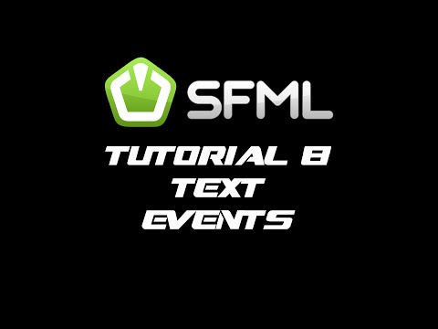 SFML 2 1 Tutorial 8 Text Events