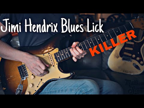 INSANE Hendrix Lick YOU must Know! Pentatonic Blues Bends