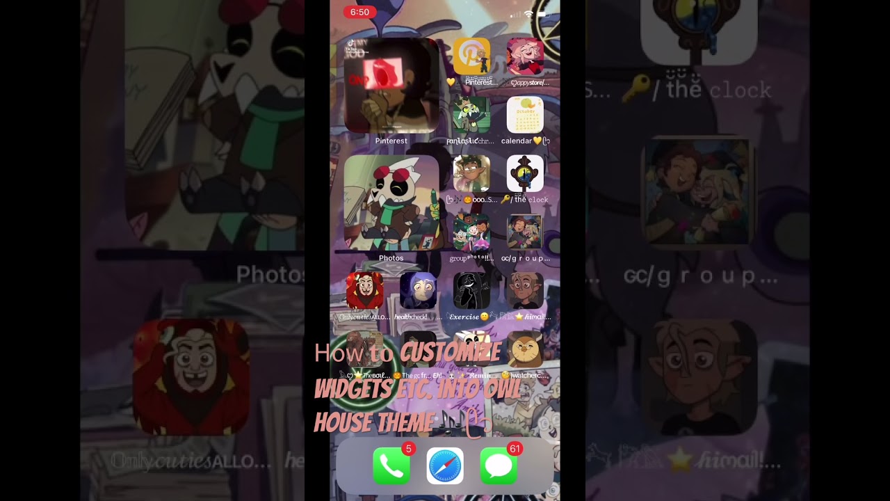 How to customize owl house wallpaper #owlhouse