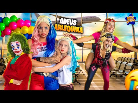 ARLEQUINA EXPULSA DO CANAL SOFREU UM ACIDENTE VALERIA AMIGA DA HARLEY QUINN CORINGA TRAIU ARLEQUINA
