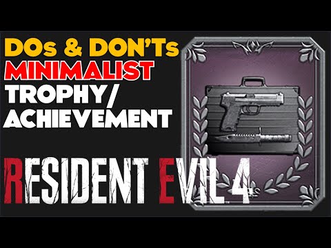How to Get the Minimalist Trophy/ Achievement   Resident Evil 4 Remake