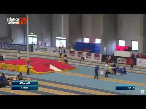 Finale 400 metri Allievi campionati italiani indoor 2022 Ancona