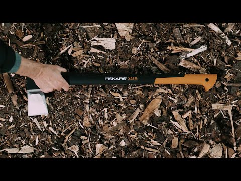 Fiskars Kirvis skaldiklis X25 XL (1015643)# video