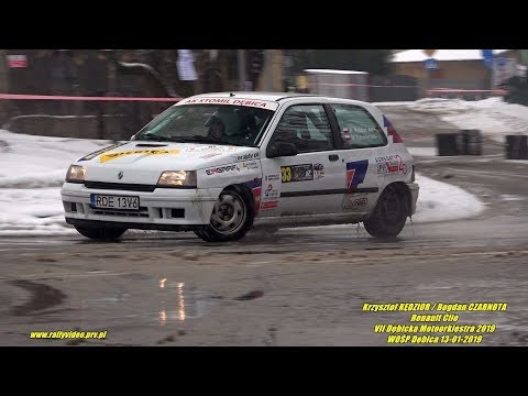 Krzysztof KĘDZIOR / Bogdan CZARNOTA - Renault Clio - VII Dębicka Motoorkiestra WOŚP 13-01-2019