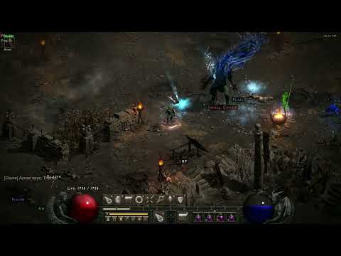 Diablo 2 Ressurected: Diablo Clone kill with a Blizz Sorc