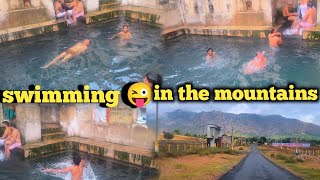 Download the video "Pahado pe Swimming 😜 ll Swimming in the mountains ll (Rajasthan Vlog ☺️) Vlog Video l Sachin Vlogger"