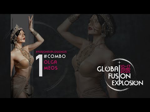 Global Fusion Explosion / Combo 1 lesson by Olga Meos / Tribal Fusion Belly Dance class