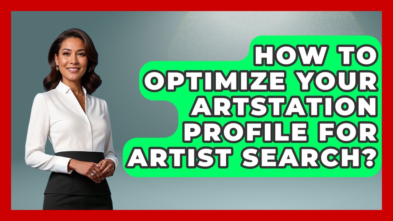 How To Optimize Your Artstation Profile For Artist Search? - The Virtual Art Desk